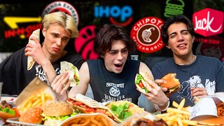 Europeans try EVERY American Fast Food [upl. by Bobker566]