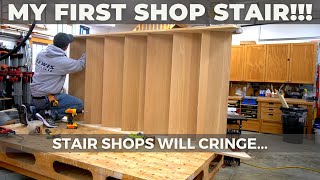 How to Assemble a Shop Built Staircase  A Learning Experience [upl. by Rozanne577]