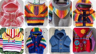 Diseño de sudadera con capucha de invierno de crochet para niños pequeños para principiantes [upl. by Eisen42]