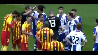 Kiko Casilla Red Card  Espanyol vs FC Barcelona 01  29032014 [upl. by Bloch866]