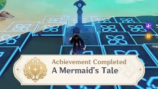 How to solve the Puzzle of Watatsumi Statue  A Mermaids Tale Achievement [upl. by Martinsen]