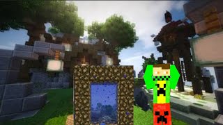 AKTYWOWALIŚMY PORTAL DO NIEBA w MINECRAFT skończyło się źle [upl. by Hartzke]