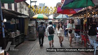 【2024 🇲🇾KLwalks】 吉隆坡唐人街 茨場街 Evening Walking Tour In Petaling Street Chinatown KL chinatown [upl. by Gregson]