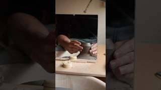 Trimming espresso cups [upl. by Anilam]