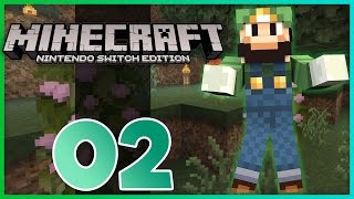 Minecraft Nintendo Switch  Ep 2  Skeletons Attack Minecraft Nintendo Switch Gameplay [upl. by Aihsena972]