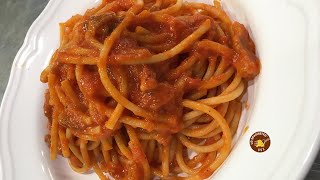 REAL ITALIAN VIDEO RECIPE AMATRICIANA [upl. by Asin]