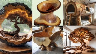 inspiring wood log furniture ideas for your home decor [upl. by Teddi]