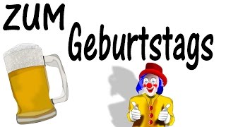 Geburtstagslied lustig Deutsch  Happy birthday song lustig [upl. by Parrisch]