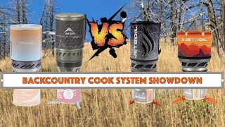 Backcountry Cook System Showdown Jetboil VS MSR VS Fire Maple [upl. by Aital588]