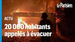 Incendie en Californie  « On est complètement encerclés » [upl. by Sioled]