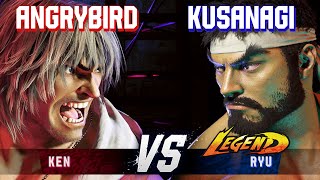 SF6 ▰ ANGRYBIRD Ken vs KUSANAGI Ryu ▰ High Level Gameplay [upl. by Nnayllas476]