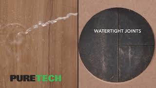 Performance Demo  PureTech Waterproof PlanetFriendly Flooring [upl. by Nivra]