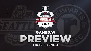 Memorial Cup Final Preview  Thunderbirds vs Remparts [upl. by Birdella]