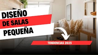 REMODELA TU SALA 2024  2025 🔥 Tendencias e ideas para salas pequeñas 😍 [upl. by Redneval]