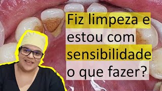 É normal ter sensibilidade nos dentes após limpeza  Dra Bianca Rosa \ Clinica Bianca Rosa [upl. by Ottillia]