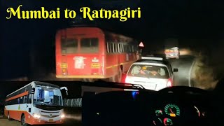 MSRTC SLEEPERSEATER BUS  MUMBAI TO RATNAGIRI FULL BUS JOURNEY  KASHEDI GHAT  TURBO WHISTLE [upl. by Gayel]