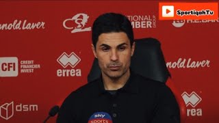 Mikel Arteta postmatch interview  WE WERE REALLY AGGRESSIVE AND POSITIVE [upl. by Lyall]