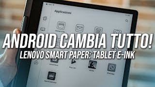 LENOVO SMART PAPER Il Tablet EINK con ANDROID ci ha convinto  Recensione [upl. by Llemert]