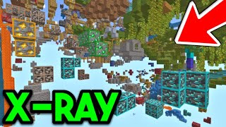 How To Xray In Minecraft Bedrock 2024  Android IOS Windows 11 Xbox PS5 [upl. by Oiratnom97]