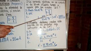 Ejercicios de intensidad de corriente eléctrica [upl. by Fernandes]