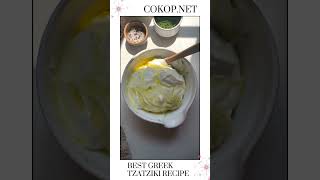 The Best Greek Tzatziki Sauce Recipe Ever [upl. by Ellehcar]