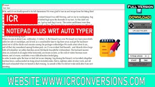 Notepad Plus WRT Auto Typing Software  Auto Typer Software For Notepad Plus WRT  Download WRT [upl. by Salena]