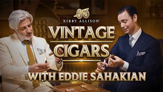 Enjoying Rare Vintage Cuban Cigars at Davidoff of London  Kirby Allison [upl. by Armil]