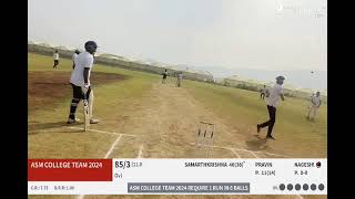 Live Cricket Match  Cam Nigdi vs ASM College Team 2024  14Nov24 1142 AM 12 overs  Individual m [upl. by Alded]