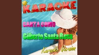 Conteo Regresivo Popularizado por Gilberto Santa Rosa Karaoke Version [upl. by Ytsirt2]