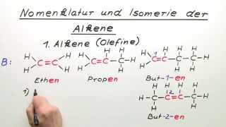 Nomenklatur und Isomerie der Alkene  Chemie  Organische Chemie [upl. by Ennasor270]