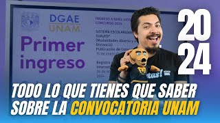 Convocatoria UNAM 20242025 Te explico el registro requisitos y puntajes [upl. by Odanref]