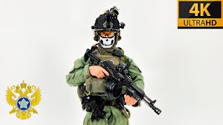 Damtoys  Russian Spetsnaz SVR Zaslon 16 Scale Action Figure  Unboxing damtoys [upl. by Aridni]