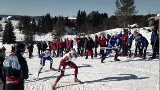 Herrer stafett  Jr NM Nordisk 2013 Lillehammer [upl. by Aznaed]