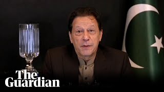 Pakistan’s Imran Khan uses AIcrafted speech to call for votes from prison [upl. by Tessi]