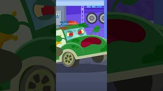 HELP The zombie police car is broken 🎥 Watch the full version at Pinkfong PoliceCar halloween [upl. by Biddy]