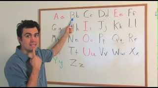 The English Alphabet ABC  Learn English Speak English [upl. by Atteynod]