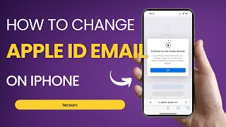 How To Change Apple ID Email on iPhone [upl. by Yerkovich]