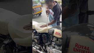 Classic 350 seat Modification seatmodification royalenfieldindia [upl. by Collimore897]