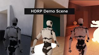 HTrace World Space Global Illumination HDRP Demo Scene [upl. by Yrellam756]