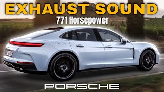 Exhaust Sound 2025 Porsche Panamera Turbo S E Hybrid [upl. by Pennington]