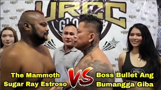 Boss Bullet Vs The Mammoth Nagkainitan sa Weighin at FaceOff BossBulletAngBumanggaGiba [upl. by Murton]