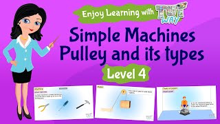 Pulley Simple Machines  Types of Pulley  Science  TutWay [upl. by Nwahsit]