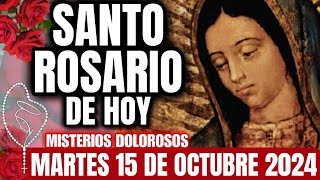 💙SANTO ROSARIO de HOY💙 MARTES 15 de OCTUBRE 2024🌹MISTERIOS DOLOROSOS🌹 [upl. by Auhsej]