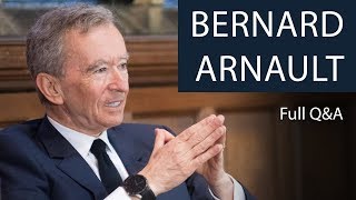 Bernard Arnault  Full QampA  Oxford Union [upl. by Sixela]