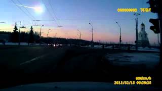 DASH CAM FOOTAGE Chelyabinsk Meteor February 15th 2013 [upl. by Ane155]