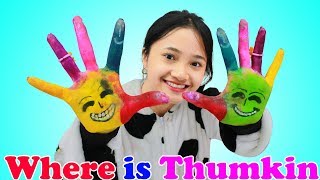 Where Is Thumbkin  SuperHero Kids Nursery rhymes amp Kid Song [upl. by Dahij]