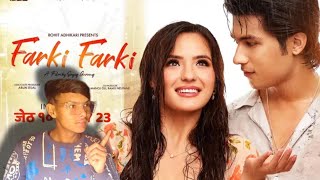 FARKI FARKI । Nepali movie Title song । ANMOL KC  JASSlTA GURUNG  Hindi me bataya 2024  1k view [upl. by Ardnoik93]