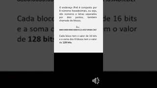 Endereçamento ipv6  O que é o IPv6  endereçamento ip  Protocolo IP  IPv6 hexadecimal ipv6 [upl. by Erwin]