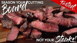 Season your CUTTING BOARD not YOUR STEAK Experiment  Sous Vide Everything [upl. by Oramug]