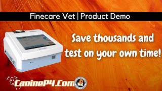 Finecare Vet Canine Progesterone  Product Demo [upl. by Esenwahs]